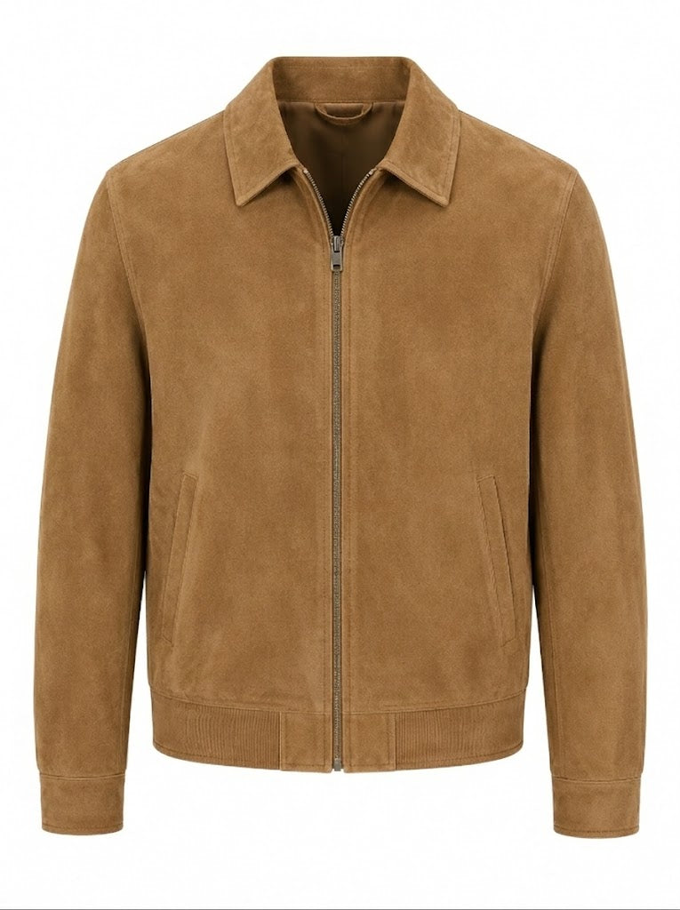 SUEDE BOMBER JACKET