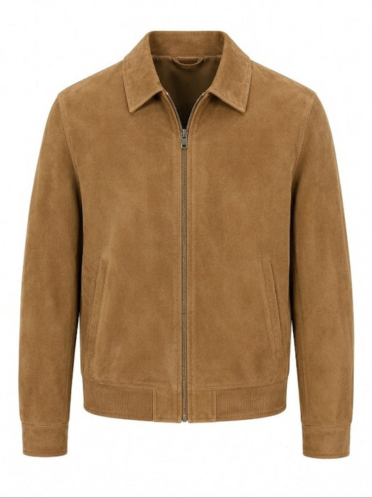 SUEDE BOMBER JACKET