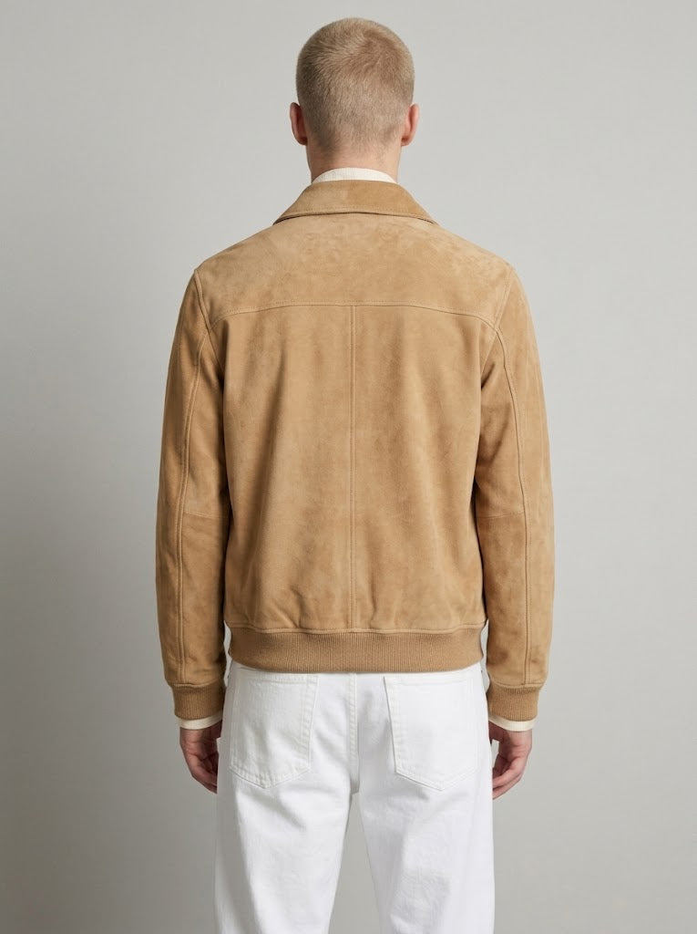SUEDE BOMBER JACKET