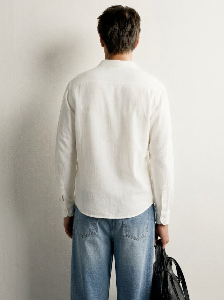 STAND-UP COLLAR SHIRT
