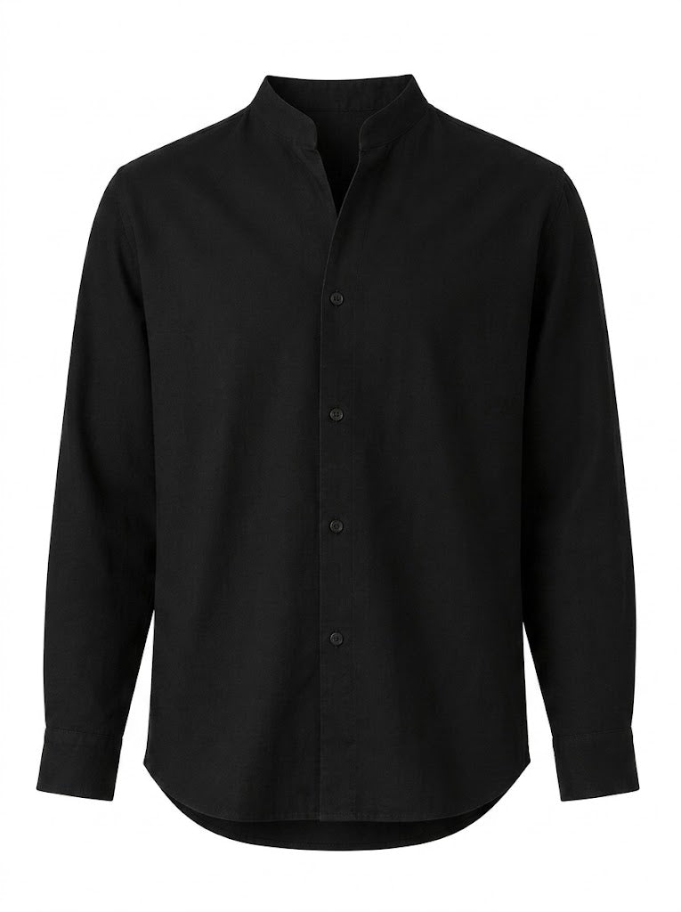 STAND-UP COLLAR SHIRT