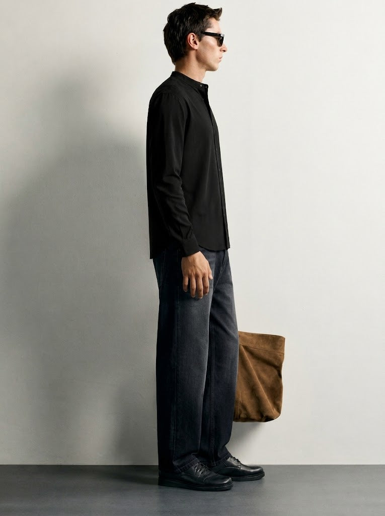 STAND-UP COLLAR SHIRT