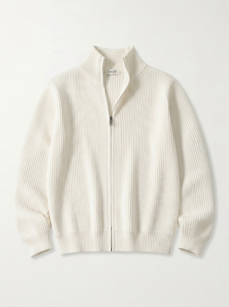 RIBBED KNIT JACKET